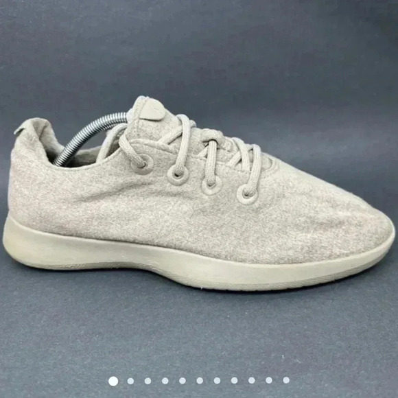 Allbirds Mens Merino Wool Runners in Sand Beige - Picture 3 of 7